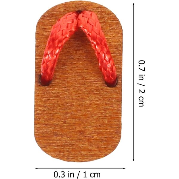 Mini-Sabot aus Holz für BJD-Puppen | Miniatur-Schuhe, Dekoration und Heimwerken