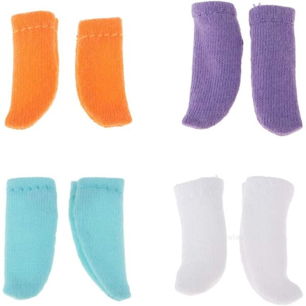 Mini calzini per bambole Obitsu 11 cm - 4 colori a scelta - Inzopo