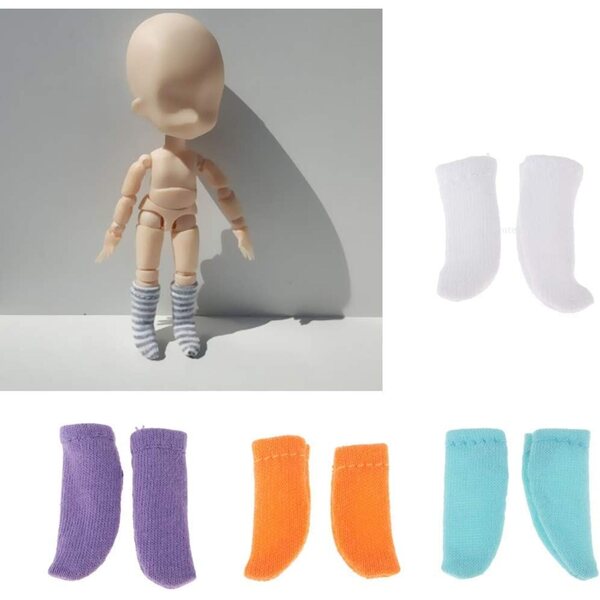 Mini calzini per bambole Obitsu 11 cm - 4 colori a scelta - Inzopo