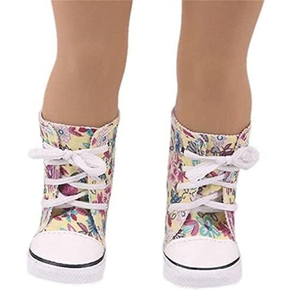 Leinenschuhe für Puppen 46 cm – Ideales Kostümzubehör für Sammelpuppen