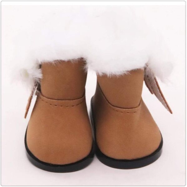 Doposci in peluche per bambola da 35,6 cm - scarpe extra alla moda per bambini