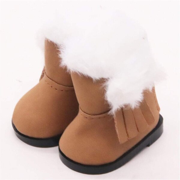 Doposci in peluche per bambola da 35,6 cm - scarpe extra alla moda per bambini