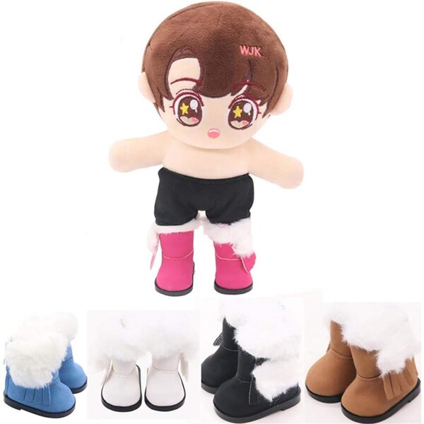 Doposci in peluche per bambola da 35,6 cm - scarpe extra alla moda per bambini