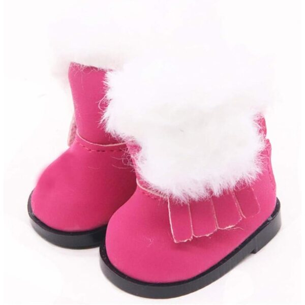 Doposci in peluche per bambola da 35,6 cm - scarpe extra alla moda per bambini