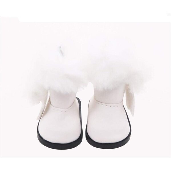 Doposci in peluche per bambola da 35,6 cm - scarpe extra alla moda per bambini