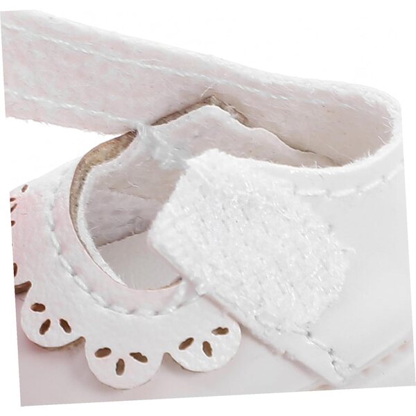 Scarpe Miniature Bianche per Bambole 17 cm - Accessori Eleganti in PU Warmhm