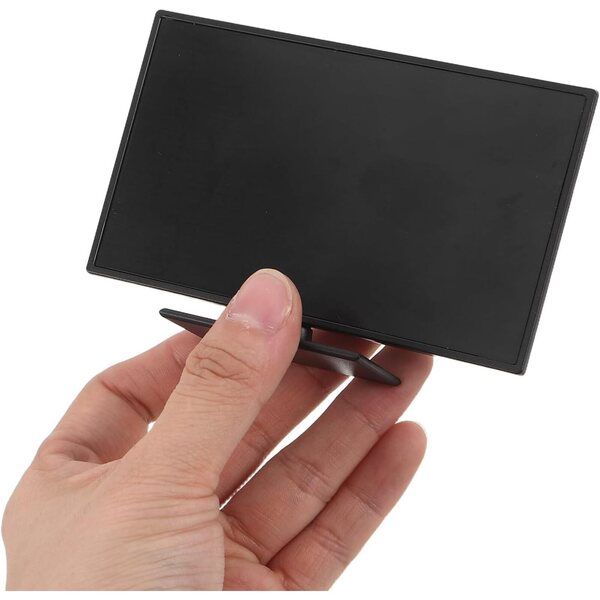 Mini set computer da ufficio per casa delle bambole Vaguelly, accessori realistici in plastica