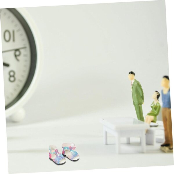 Mini Scarpe per Bambole 18 Pollici ERINGOGO - Set 2 Scarpe Resistenti e Creative