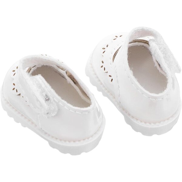 Weiße Schuhe für 17 cm große Puppen – elegantes und vielseitiges Puppenhaus-Accessoire