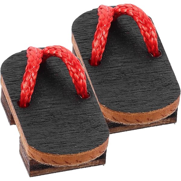 Mini Sabot in Legno per Casa delle Bambole - Decorazione Realistica e Artigianale Vaguelly