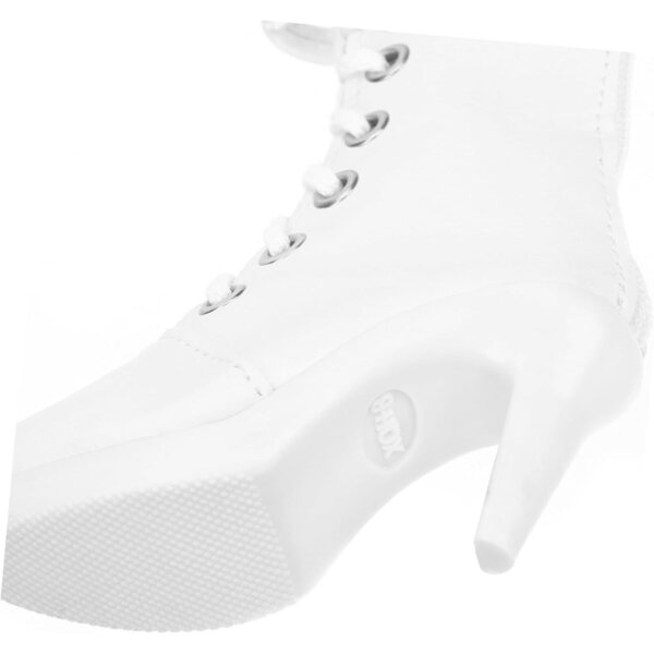 Abaodam weiße Miniaturschuhe mit hohen Absätzen für elegante und schicke 60-cm-Puppen