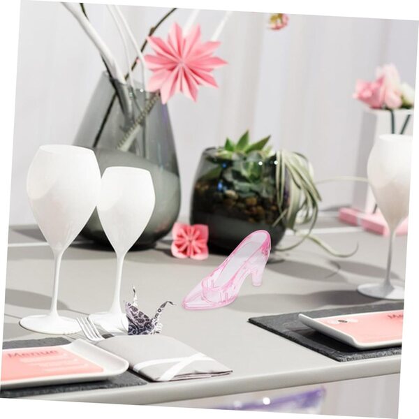 ABOOFAN Set 24 Mini Scarpe con Tacco Decorative per Festa Tema Principessa