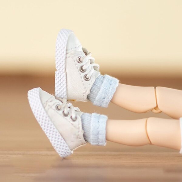 niannyyhouse 3 paia calzini per bambole BJD 1/12 da 11 cm, colore assortito