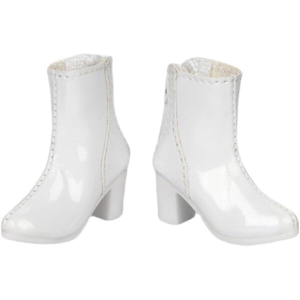 HiPlay Stivaletti Bianchi 1/6 per bambole Femme 12 Pollici - Accessorio Dettagliato