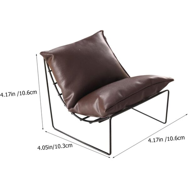 ifundom 2 pezzi Mini Sedie per Casa delle Bambole Accessori Decorativi in Miniatura