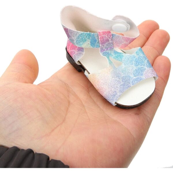 Set 2 Paia Scarpe Miniature per Bambole in Plastica Colorate - Accessori Decorativi DIY