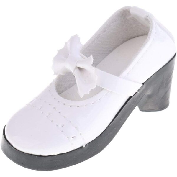 Lolita-Schuhe BJD 1/3 SD MSD mit weißer Schleife für 60 cm Puppen