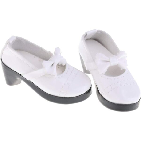 Lolita-Schuhe BJD 1/3 SD MSD mit weißer Schleife für 60 cm Puppen