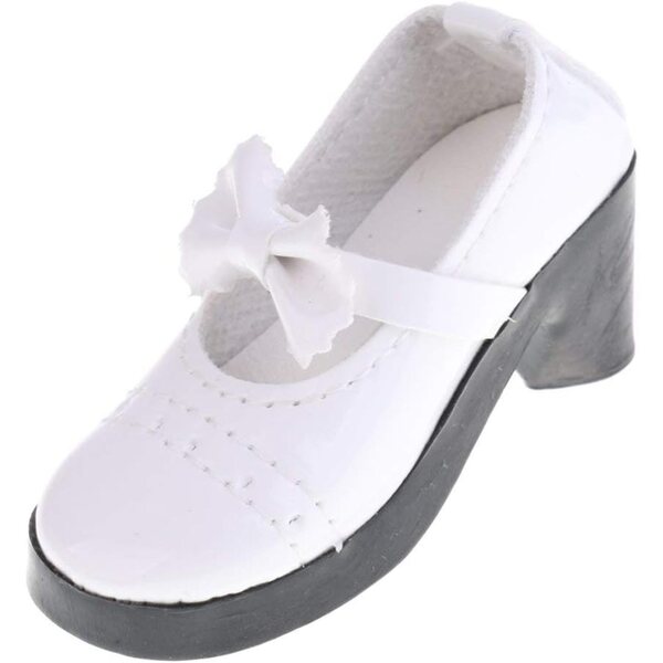 Lolita-Schuhe BJD 1/3 SD MSD mit weißer Schleife für 60 cm Puppen