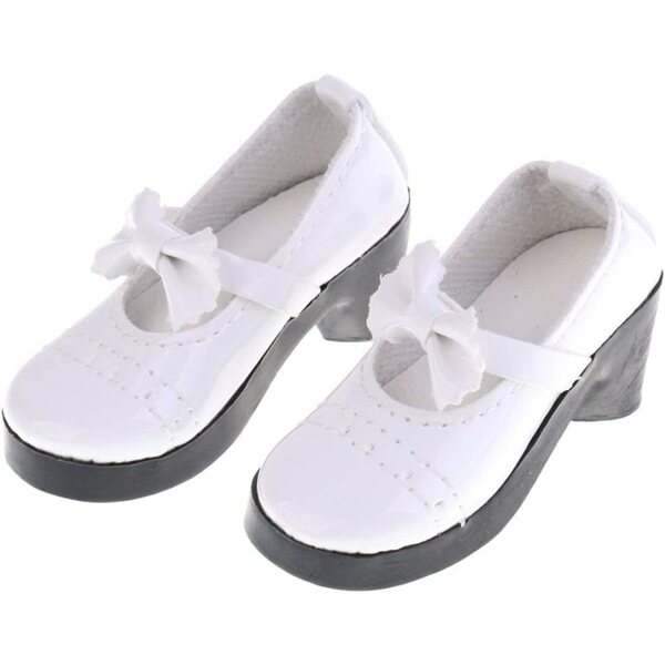 Lolita-Schuhe BJD 1/3 SD MSD mit weißer Schleife für 60 cm Puppen