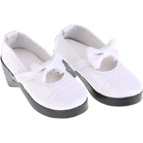 Lolita-Schuhe BJD 1/3 SD MSD mit weißer Schleife für 60 cm Puppen