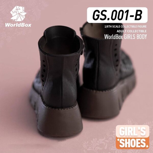 HiPlay 1/6 Weiße Kampfstiefel für weibliche Figuren – Worldbox GS001-B