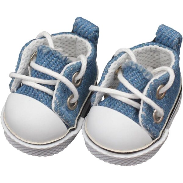 Mini scarpe da ginnastica in tela con lacci per bambole 17 cm - SHINROAD