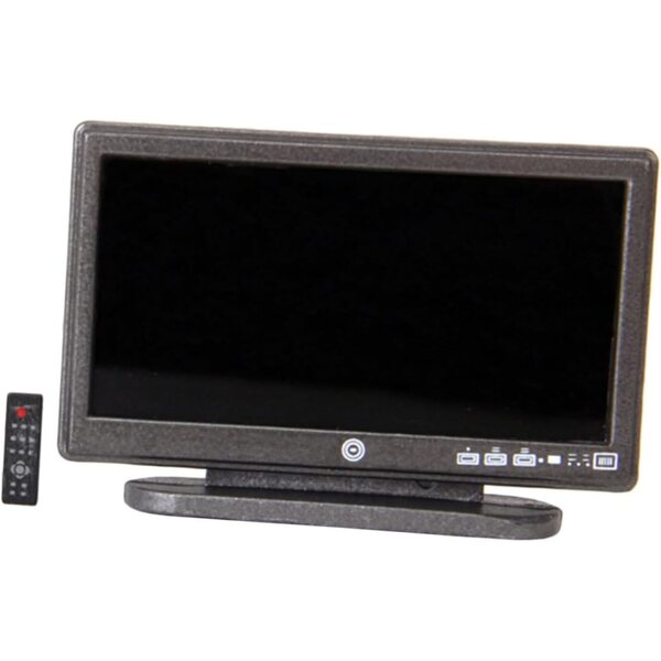 ifundom Mini TV Telecomando in Plastica per Casa delle Bambole – Decorazione Realistica e Sicura