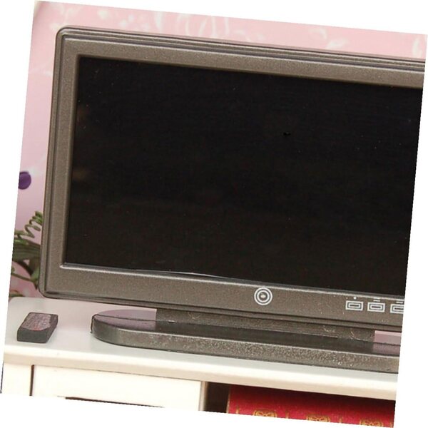 ifundom Mini TV Telecomando in Plastica per Casa delle Bambole – Decorazione Realistica e Sicura