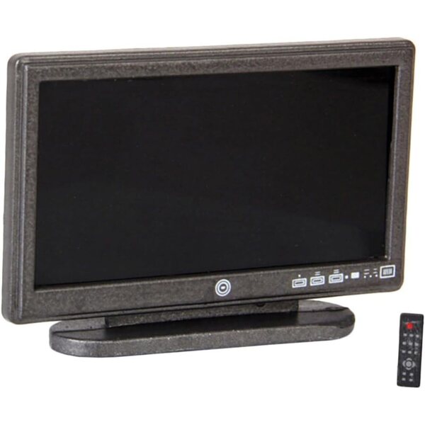 ifundom Mini TV Telecomando in Plastica per Casa delle Bambole – Decorazione Realistica e Sicura
