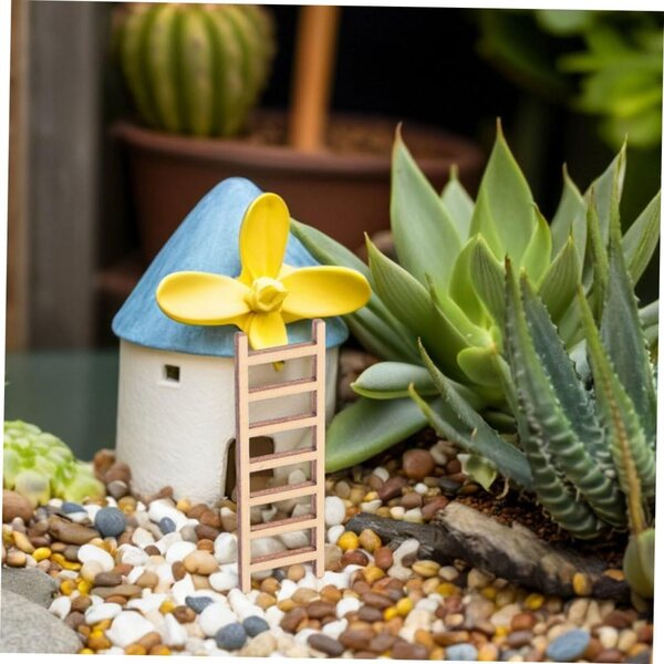 Dekorative Holzleiter 30 Stück für Puppenhaus – realistisches und platzsparendes Design