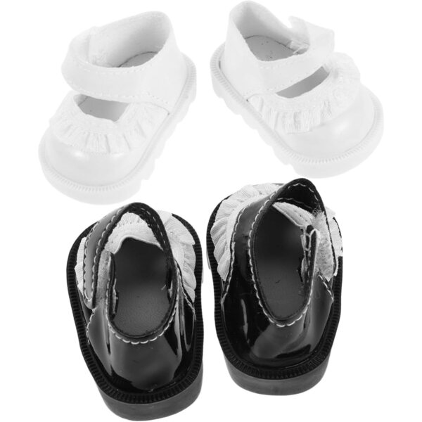FRCOLOR 2 Paia Scarpe Mini per Bambole 20 cm Accessori Costume e Decorazione