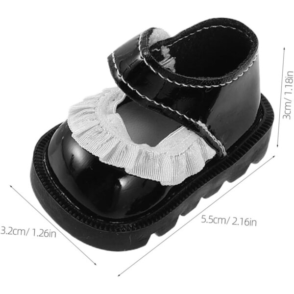 FRCOLOR 2 Paar Mini-Schuhe für 20 cm große Puppen, Kostüm- und Dekorationszubehör