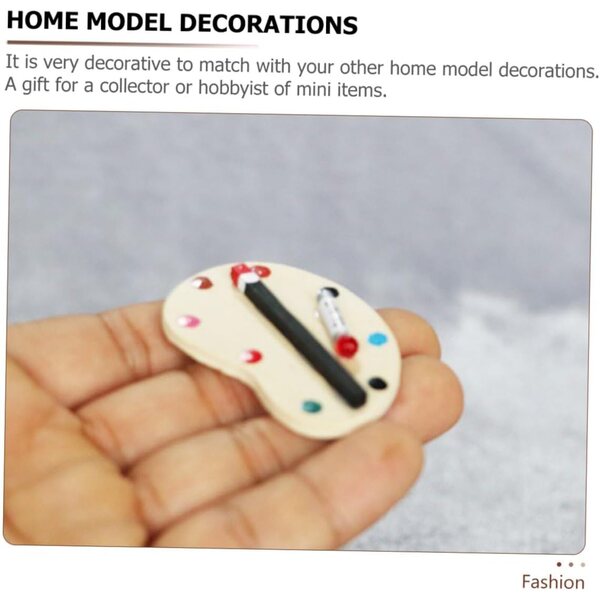 HEMOTON Kit Mini Cavalletto in Legno per Casa delle Bambole e Decorazioni Miniatura