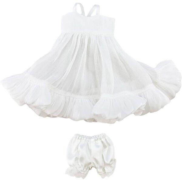 Gonna con bretelle e pantaloni per bambole BJD 1/4 e 1/6 niannyyhouse