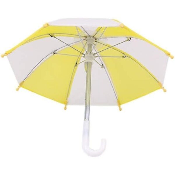 Regenmantel- und Kofferset für 46-cm-Puppe mit Regenschirm und 4-teiligen Stiefeletten