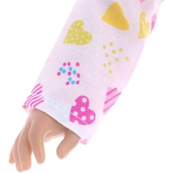 Ensemble Pigiama per Bambole da 46 cm - Maglia Maniche Lunghe e Pantaloni Deluxe