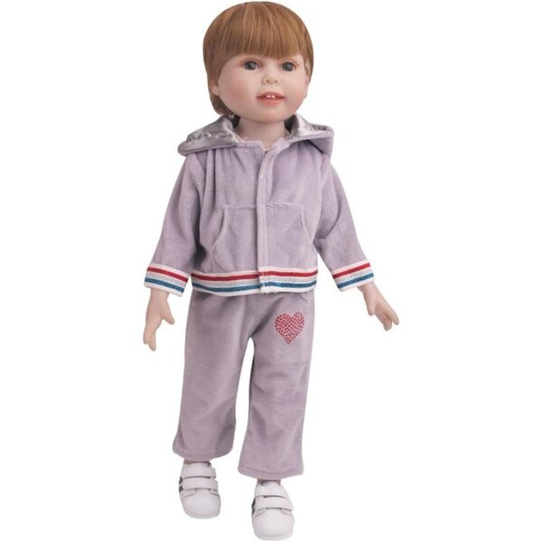 Abbigliamento sportivo per bambola americana 46 cm - Completo con felpa e pantaloni