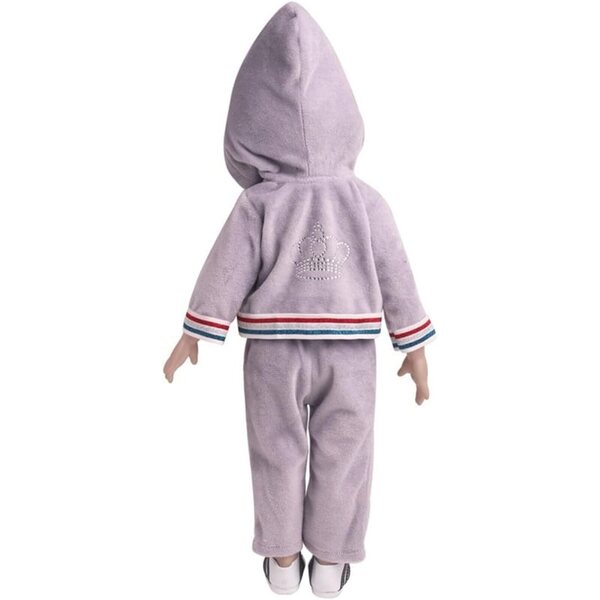 Abbigliamento sportivo per bambola americana 46 cm - Completo con felpa e pantaloni