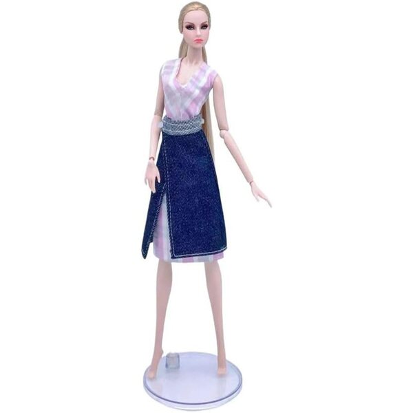 Jeanskleid und Rock für 30-cm-Puppe – sichere und trendige Kleidung für 1/6-Puppen