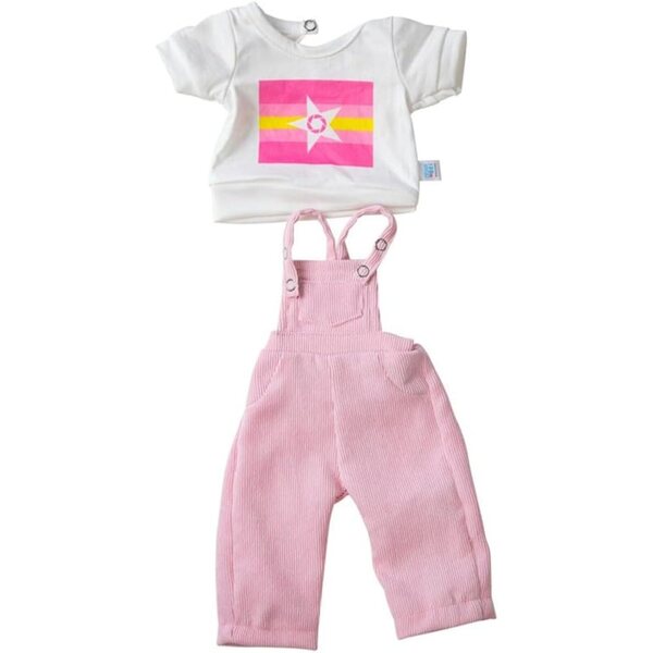 Abbigliamento per bambola americana 46 cm - T-Shirt e Salopette casual