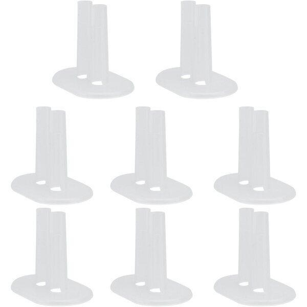 Supporto per Abiti da Bambola 8 Pezzi in Plastica Trasparente per Mini Modellini
