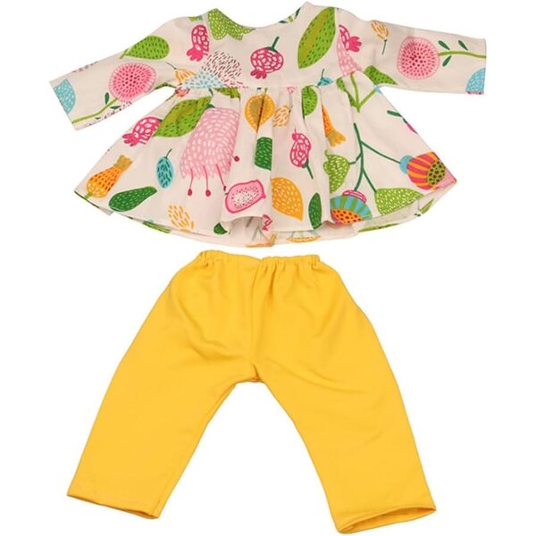 Abbigliamento per Bambole Americane 46 cm - Vestito e Leggings Casual Uteruik