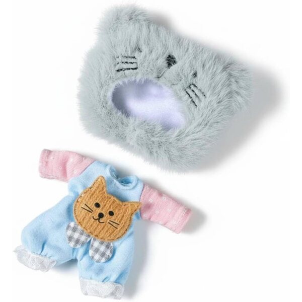 Set Abiti Fatti a Mano per Bambola OB11 BJD 1/12 con Cappello Amovibile e Costumi Animali