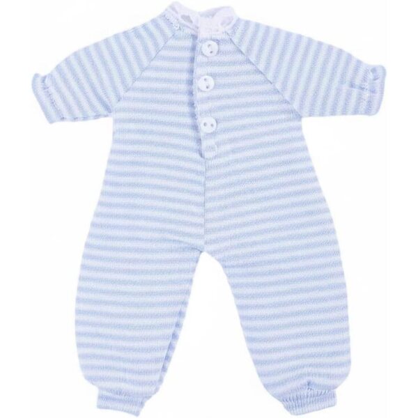 Puppenkleid im Maßstab 1:12 mit raffinierten Oberflächen und Spitzenkragen
