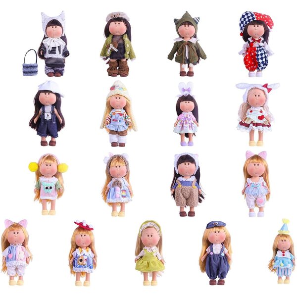 Weiches Kleidungsset für 30-cm-Puppen, waschbar, leicht zu wechseln für Kinder und Sammler
