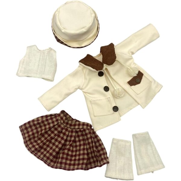 30 cm Puppenoutfit mit Gelenk - Zarte und stilvolle Kleidung