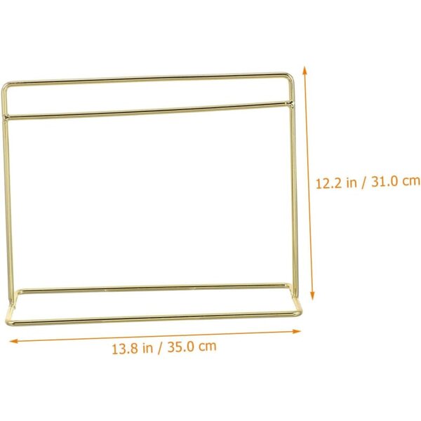 ERINGOGO appendiabiti in ferro dorato per bambole mini casa 35x31 cm resistente