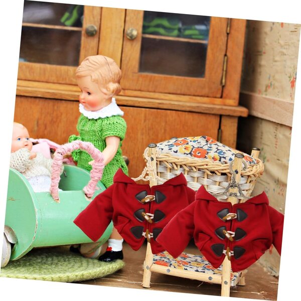Mini Cintres en Alliage Doré et Cuivre per Vestiti di Bambola – Set da 4 Pezzi NOLITOY