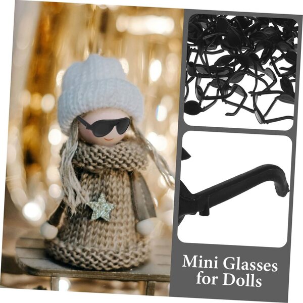 NOLITOY 60 Mini Occhiali da Sole in Plastica per Bambole - Accessori Moda e Decorativi